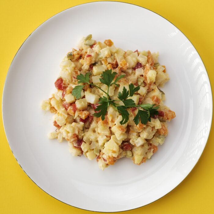 Salata a la russe de post 1 1 - Bucate pe Roate