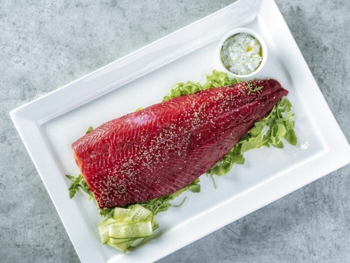 Catering Bucuresti Piesa Individuala File de Somon Gravlax 1 - Bucate pe Roate