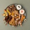 Platou cald finger food