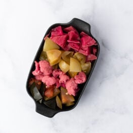 Tava cu salata sortata de iarna (5) Salată asortată de iarnă 0.5 kg - Crăciun