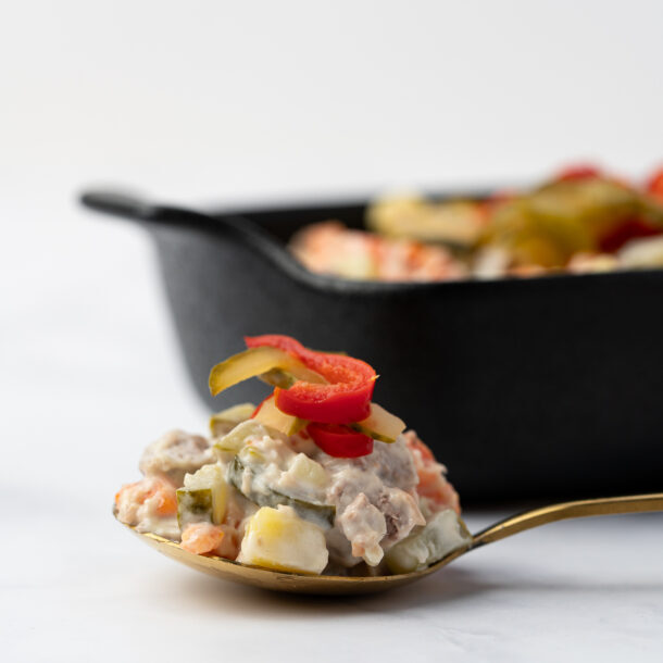 Salată de boeuf cu carne de vită 0.5 kg - Paște 2025