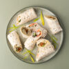 Platou Wrapuri Green Light cu somon și hummus