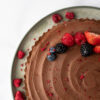 Tarta cu ciocolata, lichior de cafea, capsune, zmeura si mure - Crăciun