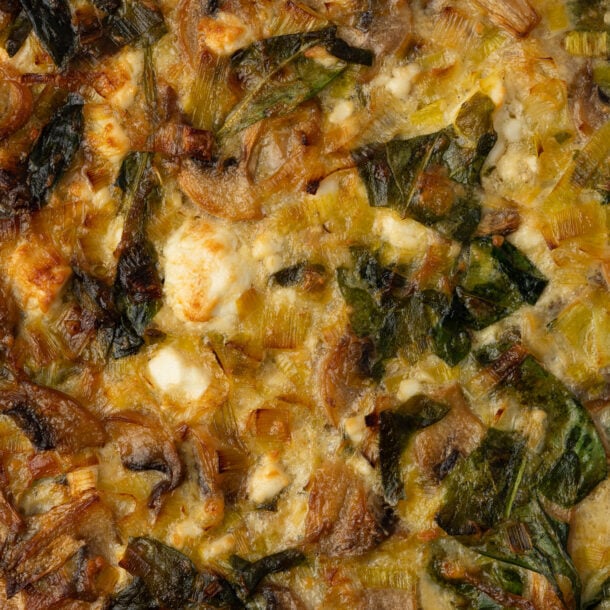 Quiche cu somon, brânză de capră și spanac 1.1 Kg - Revelion