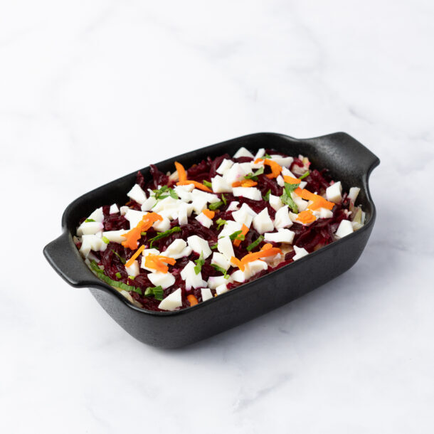 Tavă cu salată Shuba 0.5 kg - Crăciun