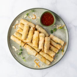 Platou pachetele vegane (2) Platou pachetele vegane - Revelion