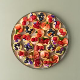 Platou mini tarte