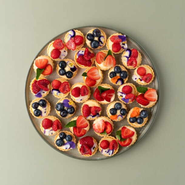 Platou mini tarte