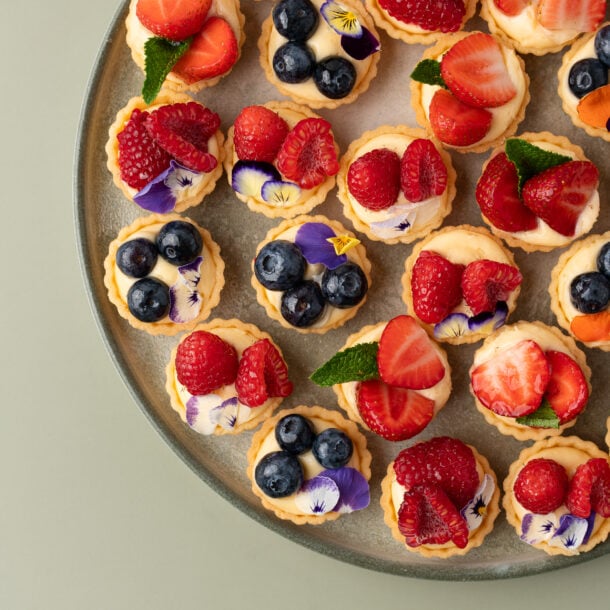 Platou mini tarte
