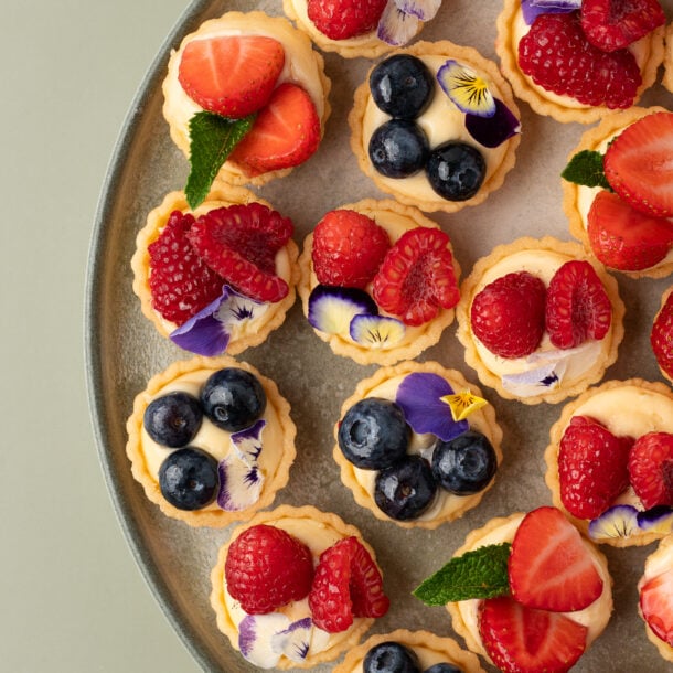 Platou mini tarte