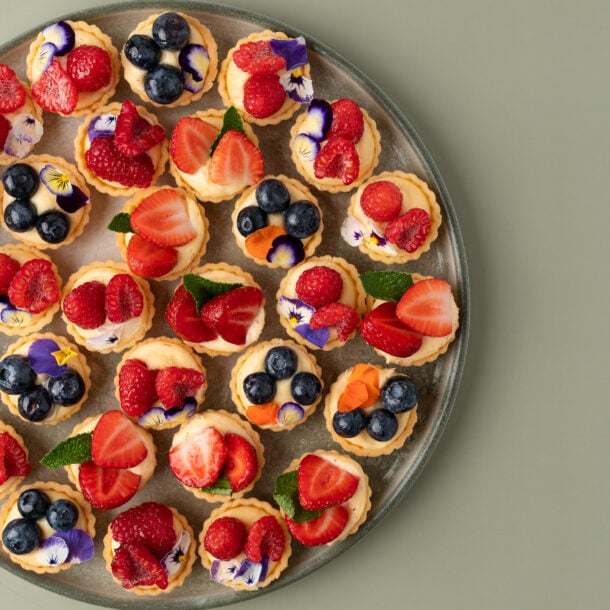 Platou mini tarte