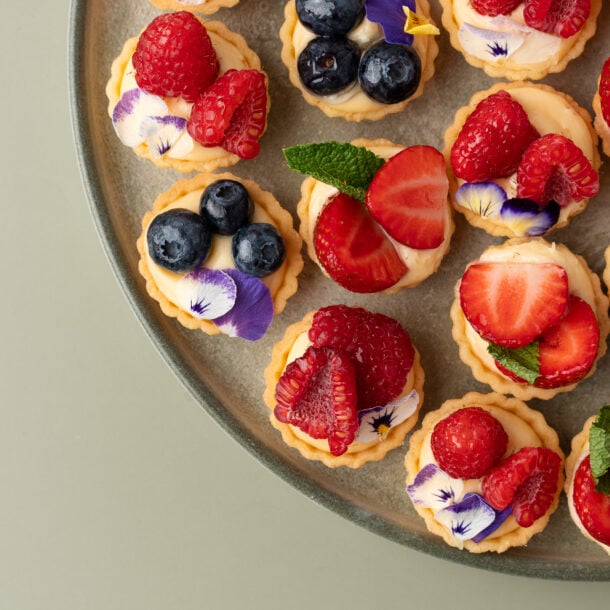 Platou mini tarte