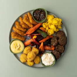 Platou vegan cald