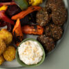 Platou vegan cald