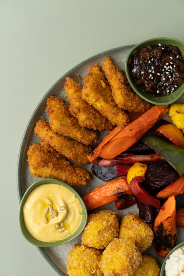 Platou vegan cald
