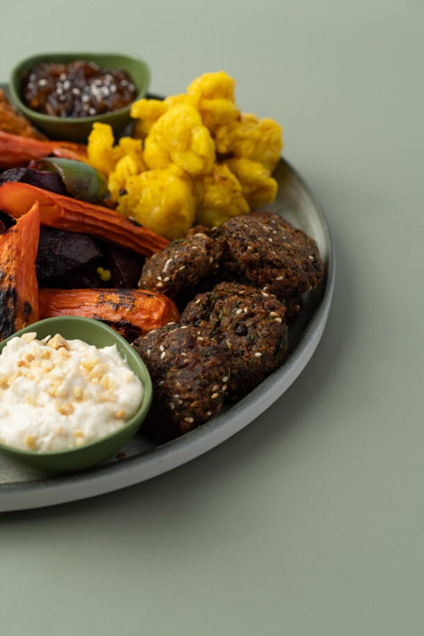 Platou vegan cald