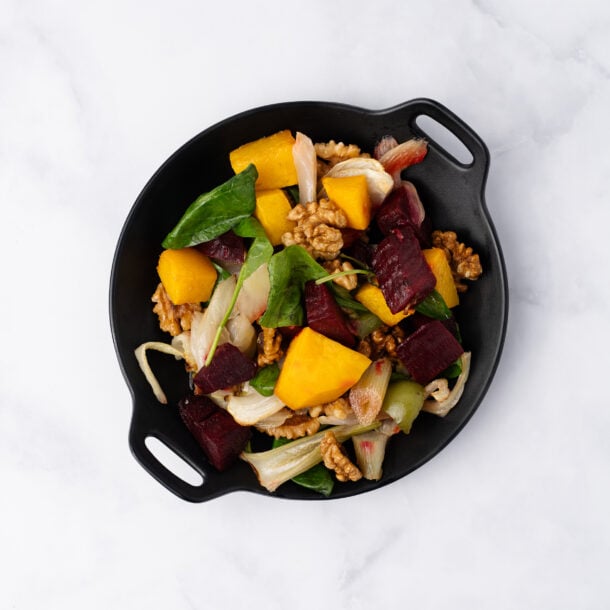 Tavă cu mix colorat cu legume de sezon 0.6 kg - Crăciun