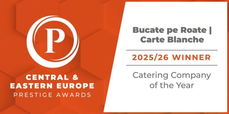 Bucate pe Roate Carte Blanche - Catering Company of the Year 2025/26 - Central Eastern Europe Prestige Awards